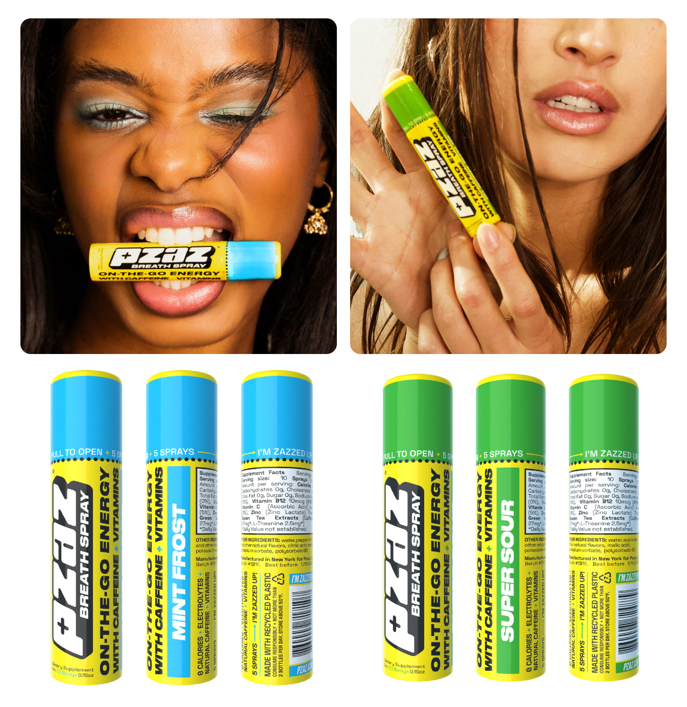 Pzaz® Breath Spray | On-The-Go-Energy